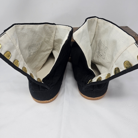 Japanese Tabi Ninja Split Toe Low Top Shoes Men 12.5 - Picture 3 of 6